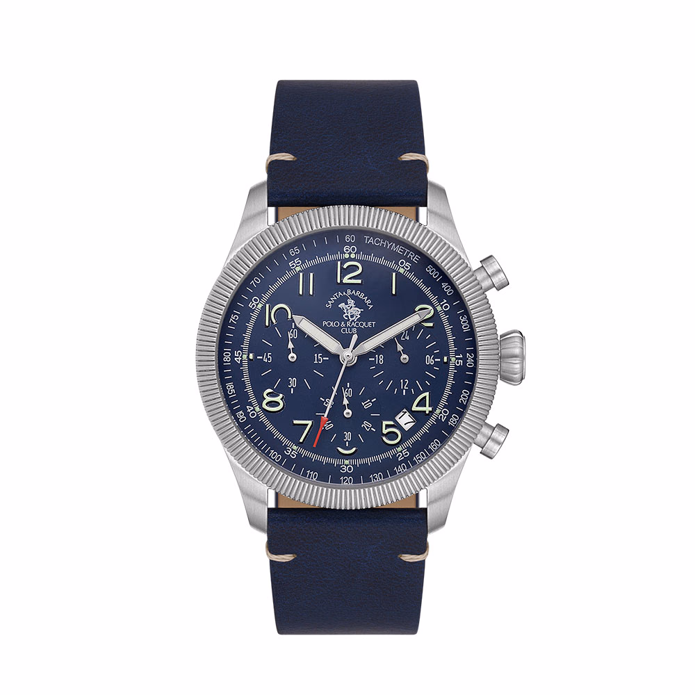 Santa Barbara Polo Legend - Ceas Barbatesc Quartz Bleumarin SB.8.10008.3