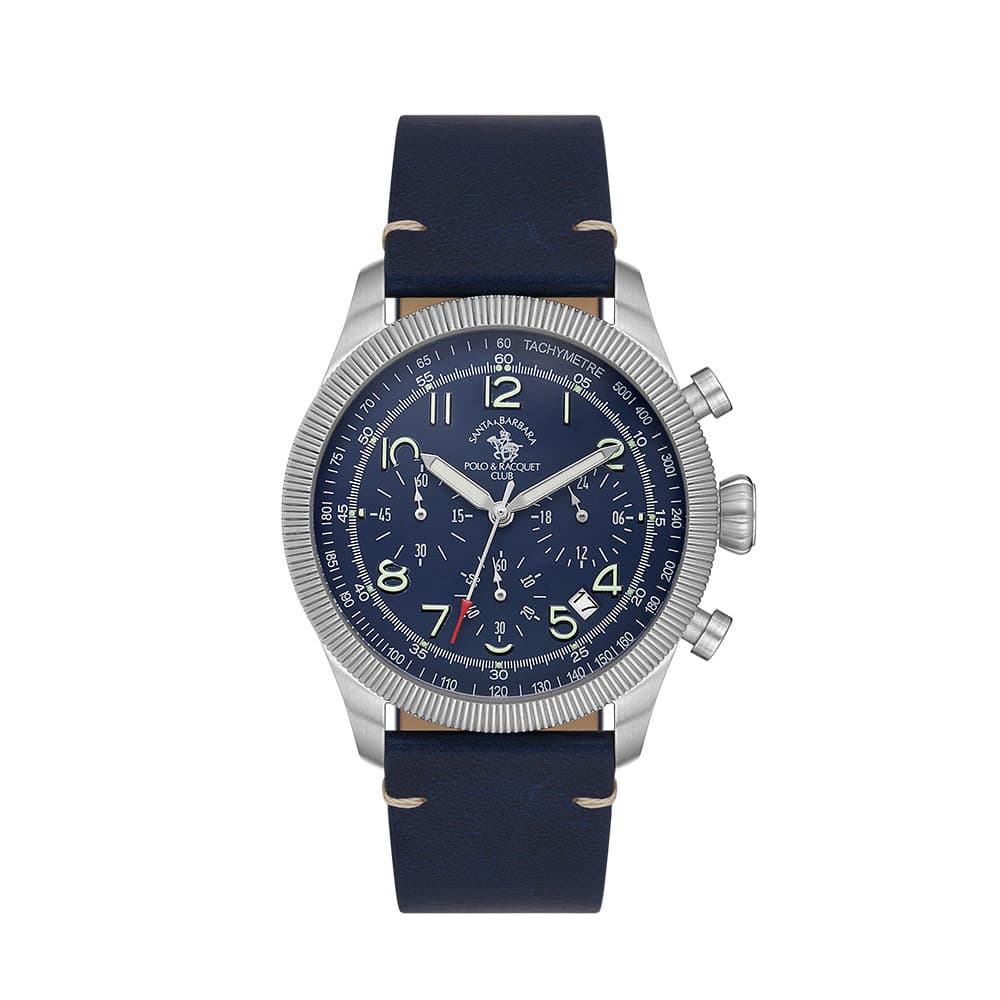 Santa Barbara Polo Legend - Ceas Barbatesc Quartz Bleumarin SB.8.10008.3