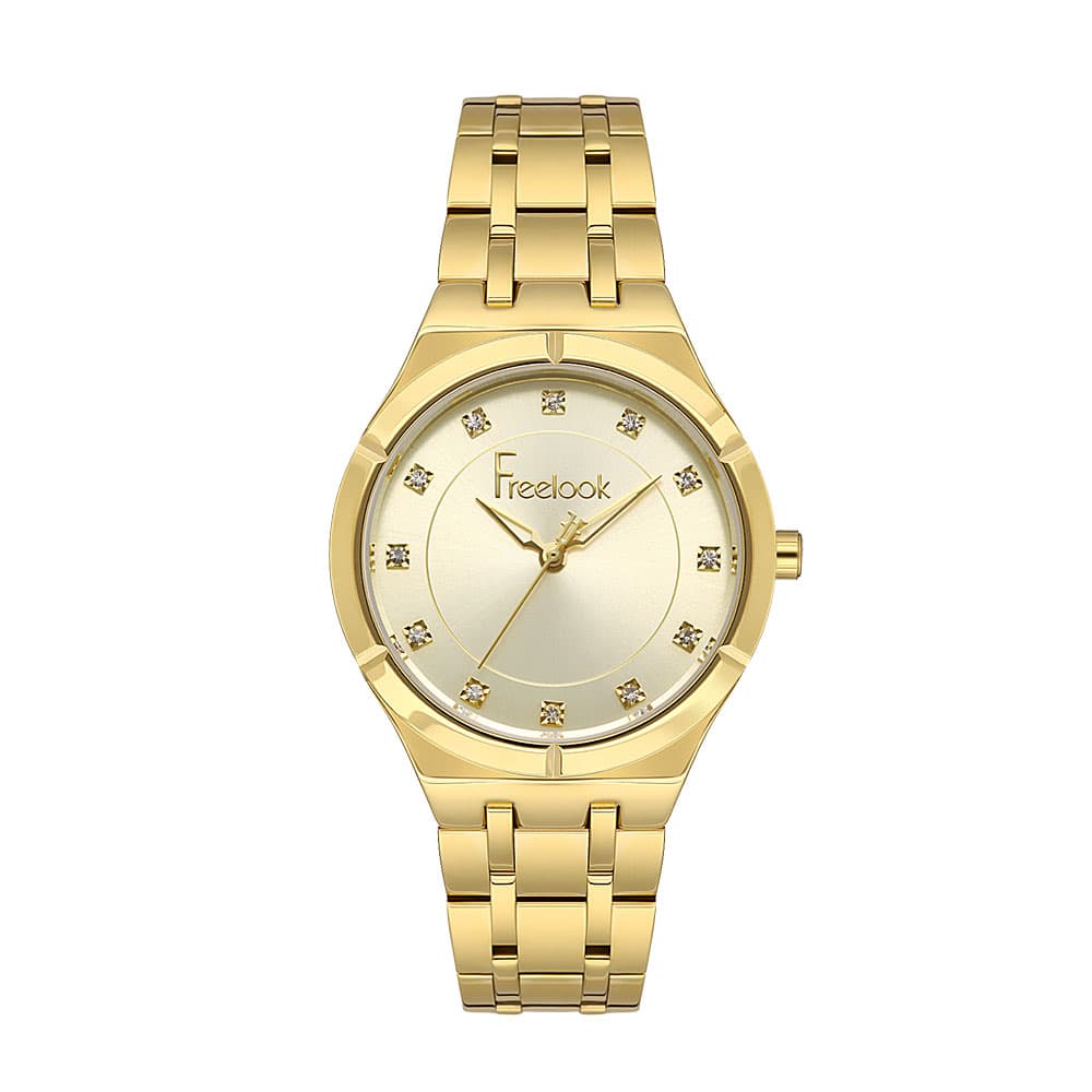 Freelook Jolie - Ceas Dama Quartz Auriu FL.1.10381.3