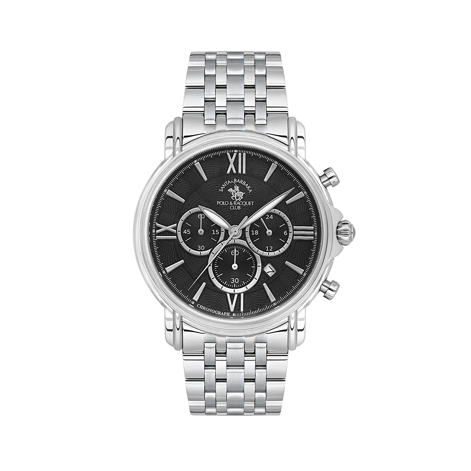 Santa Barbara Polo Legend - Ceas Barbatesc Quartz Argintiu SB.8.10013-2