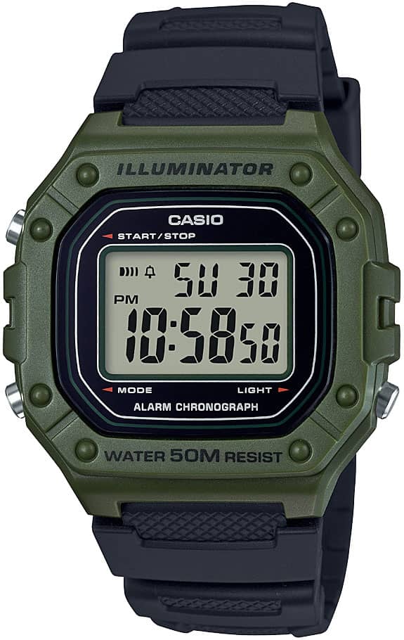 Мъжки часовник CASIO - W-218H-3AVEF