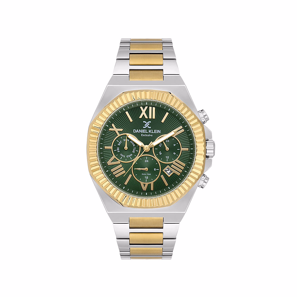Daniel Klein Exclusive - Ceas Barbatesc Quartz Auriu DK.1.14075.4