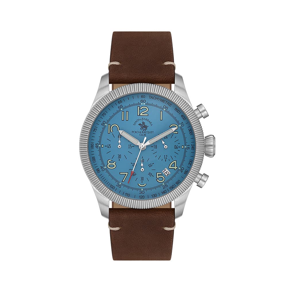 Santa Barbara Polo Legend - Ceas Barbatesc Quartz Cafeniu SB.8.10008.4