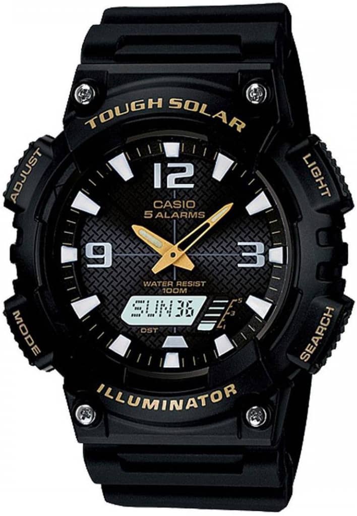 Мъжки дигитален часовник Casio Solar - Casio Collection - AQ-S810W-1BVDF