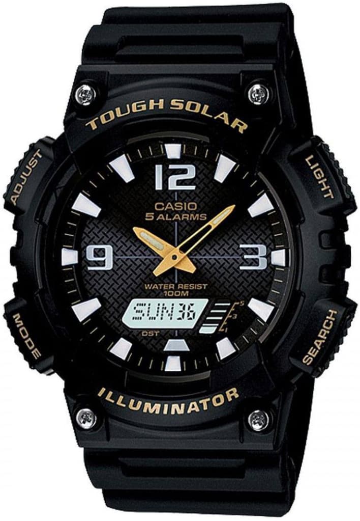 Мъжки дигитален часовник Casio Solar - Casio Collection - AQ-S810W-1BVDF