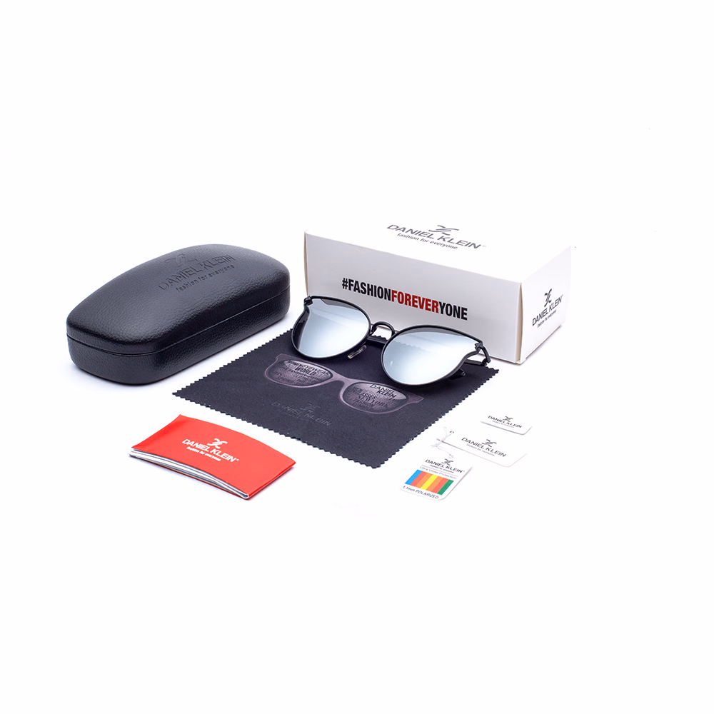 Ochelari de soare Daniel Klein Trendy negrii pentru Dama UV400 DK4172-2