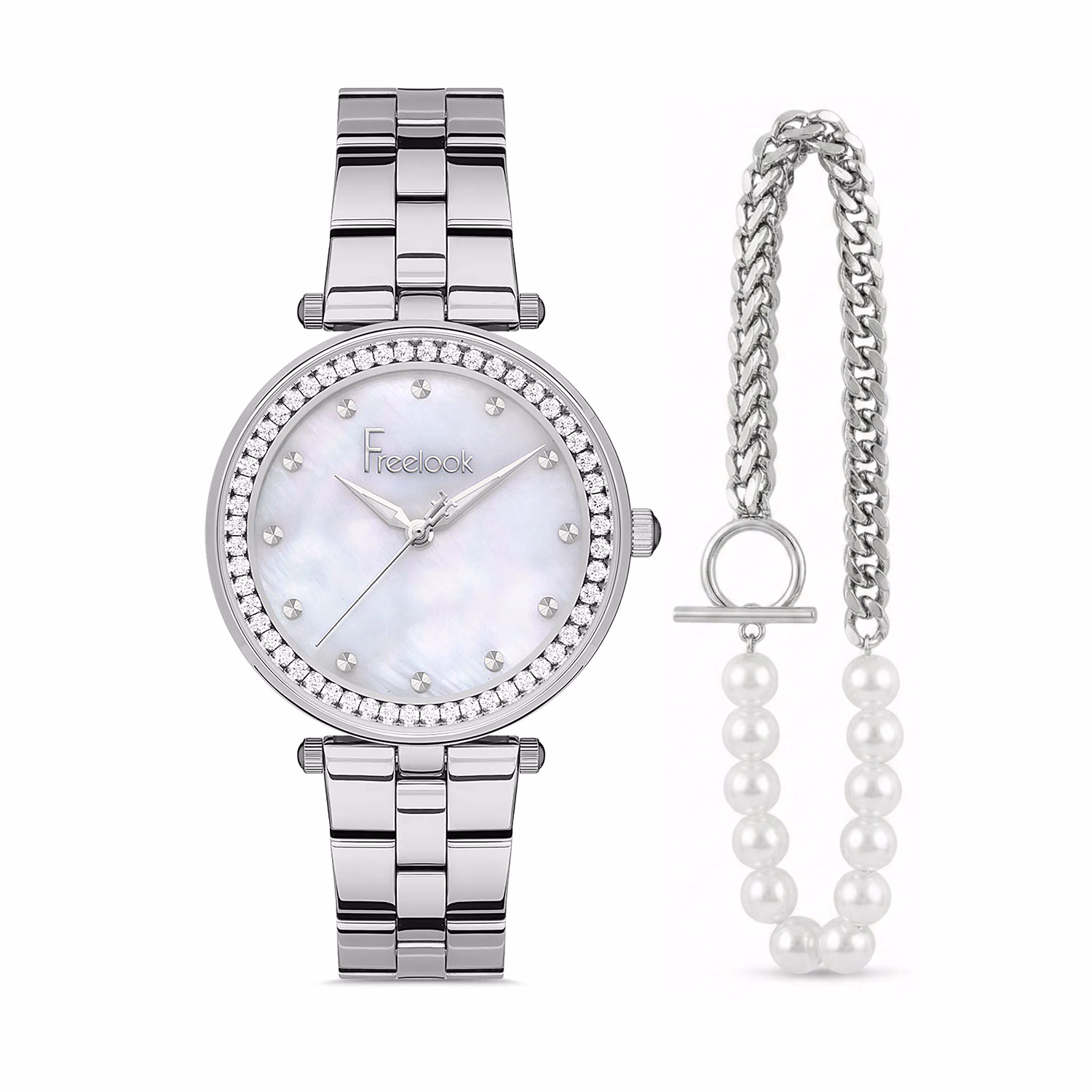 Freelook Lumiere - Ceas Dama Quartz Argintiu FL.1.10368.1