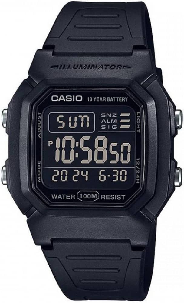 Мъжки дигитален часовник Casio - W-800H-1BVES