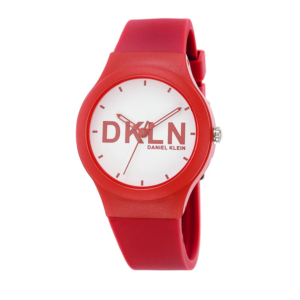 Daniel Klein Dkln - Ceas Dama Quartz Rosu DK.1.12411.2