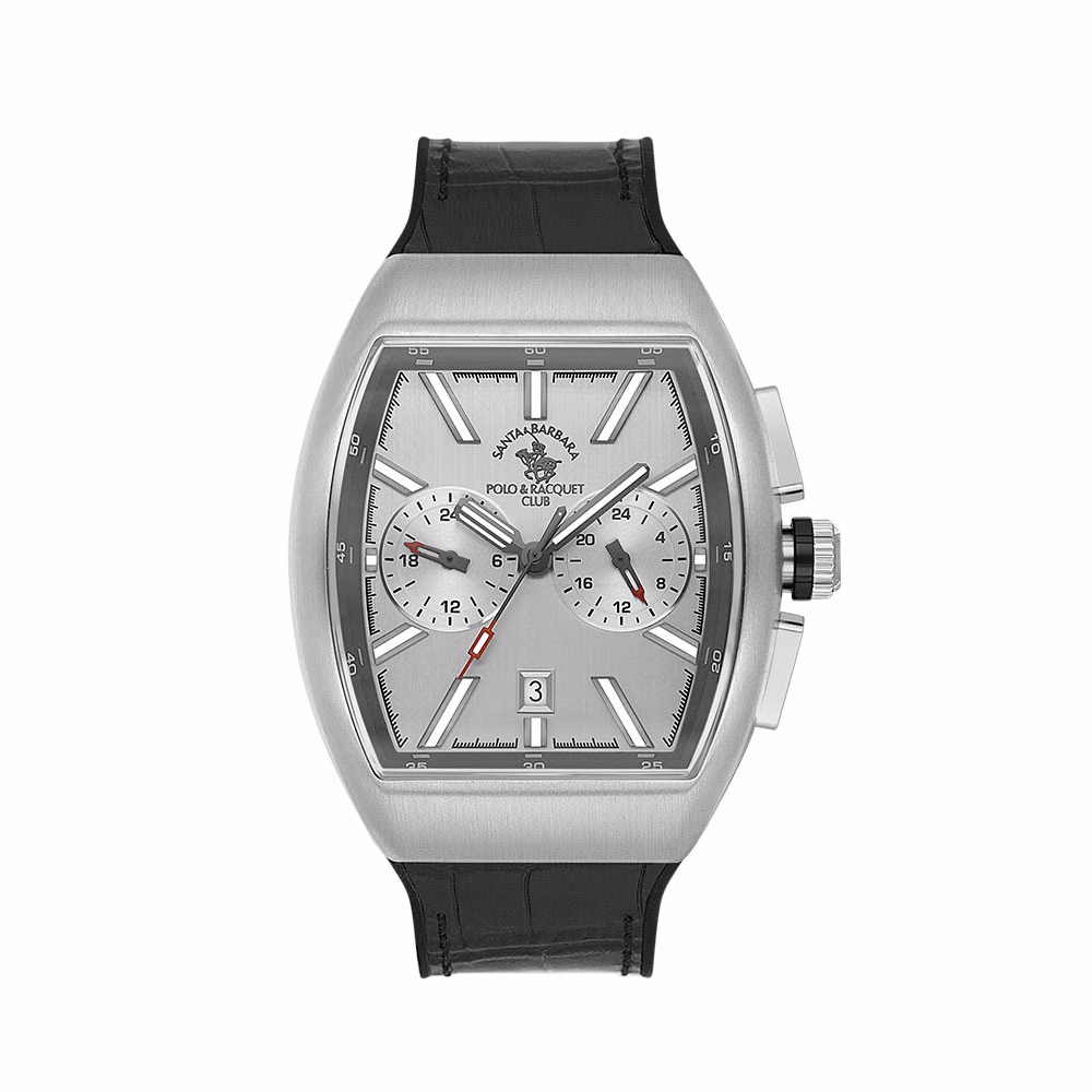 Santa Barbara Polo Prive - Ceas Barbatesc Quartz Negru SB.1.10607.1