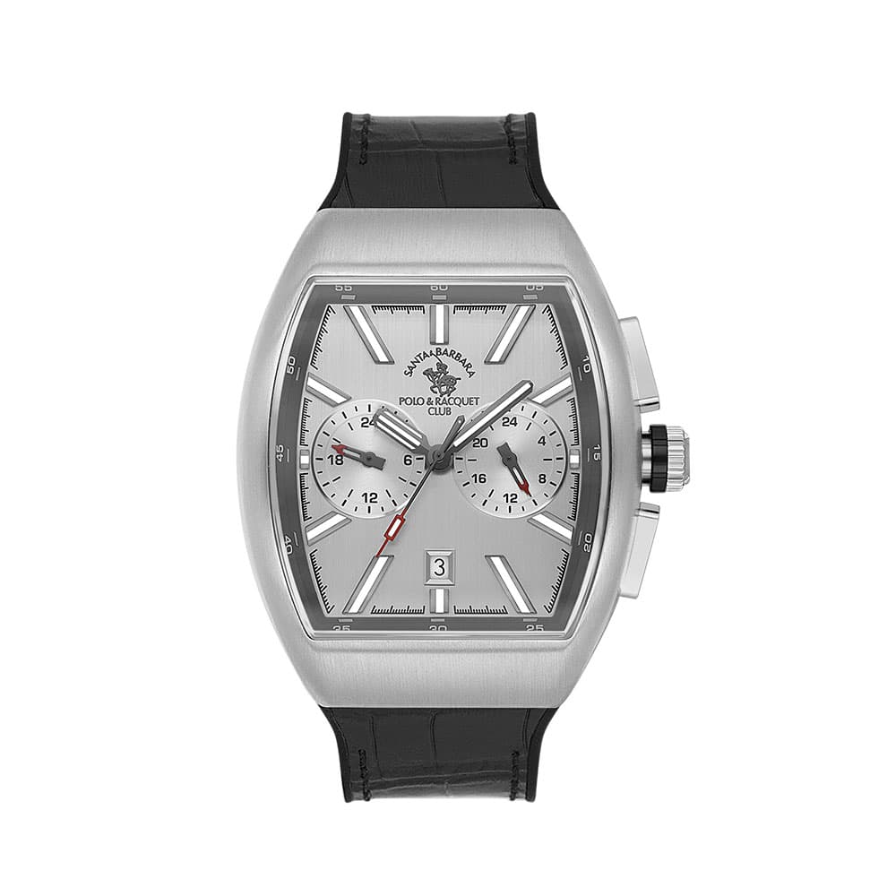 Santa Barbara Polo Prive - Ceas Barbatesc Quartz Negru SB.1.10607.1