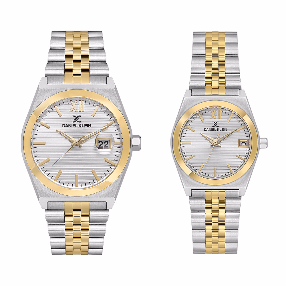 Daniel Klein Pair - Ceas Quartz Auriu DK.1.14283.3