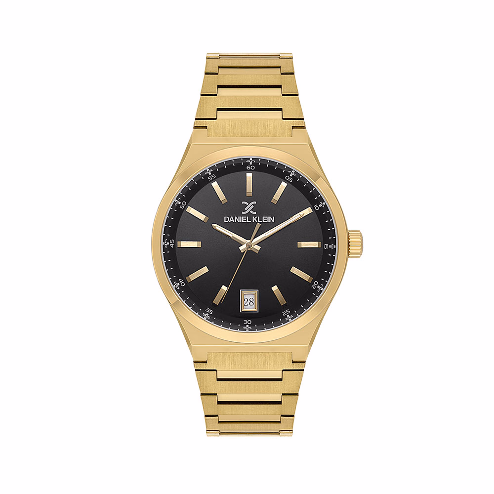 Daniel Klein Premium - Ceas Barbatesc Quartz Auriu DK.1.14061.5