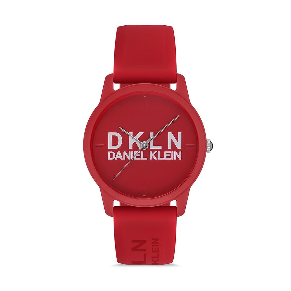 Daniel Klein Dkln - Ceas Dama Quartz Rosu DK.1.12645.2