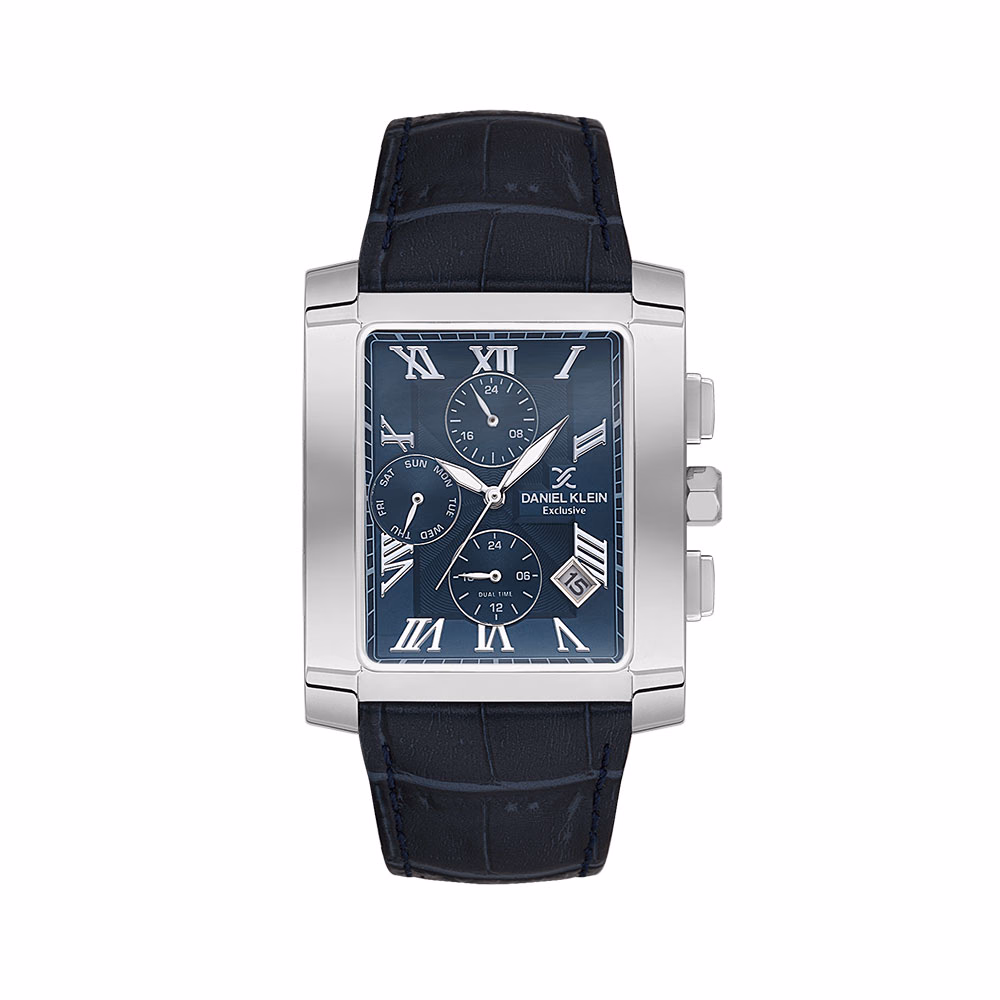 Daniel Klein Exclusive - Ceas Barbatesc Quartz Bleumarin DK.1.14249-3