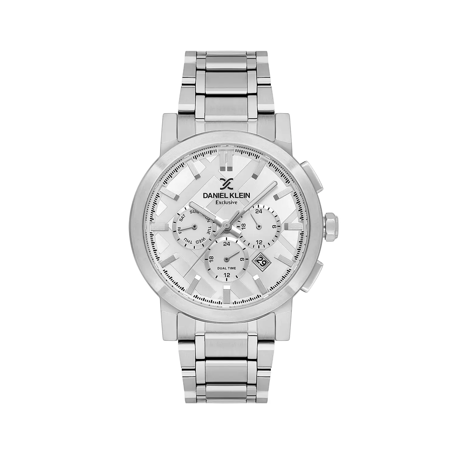 Ceas barbatesc argintiu Daniel Klein Exclusive DK.1.14352-1