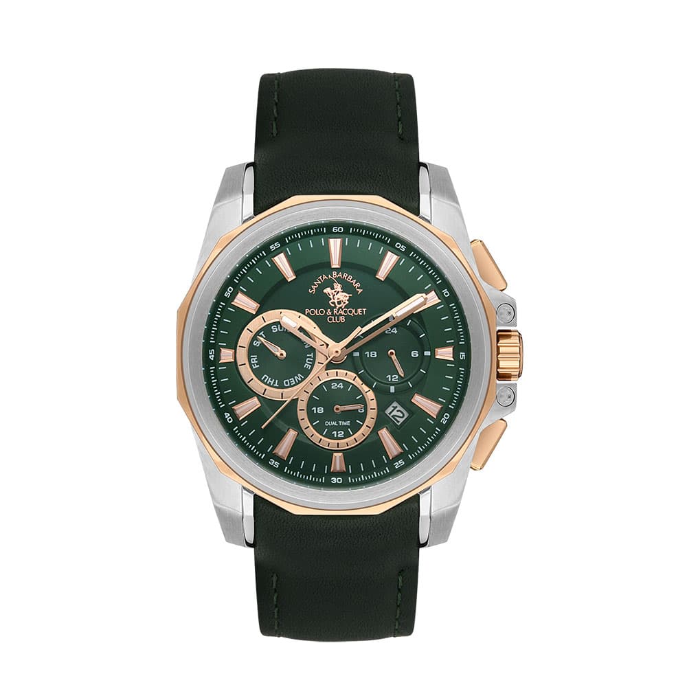 Santa Barbara Polo Prive - Ceas Barbatesc Quartz Verde SB.1.10511.4