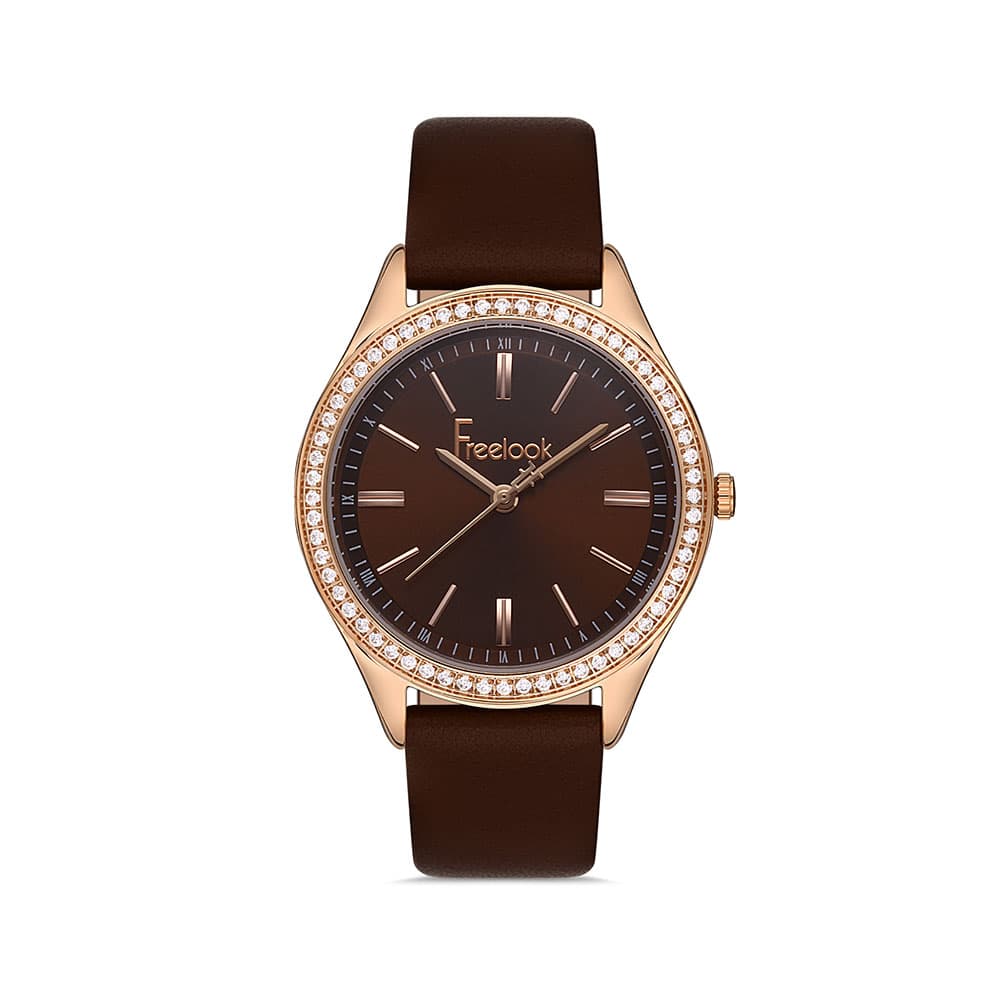 Freelook Lumiere - Ceas Dama Quartz Cafeniu FL.1.10378.5