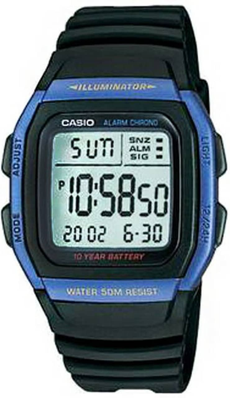 Мъжки дигитален часовник Casio - Casio Collection - W-96H-2AVDF