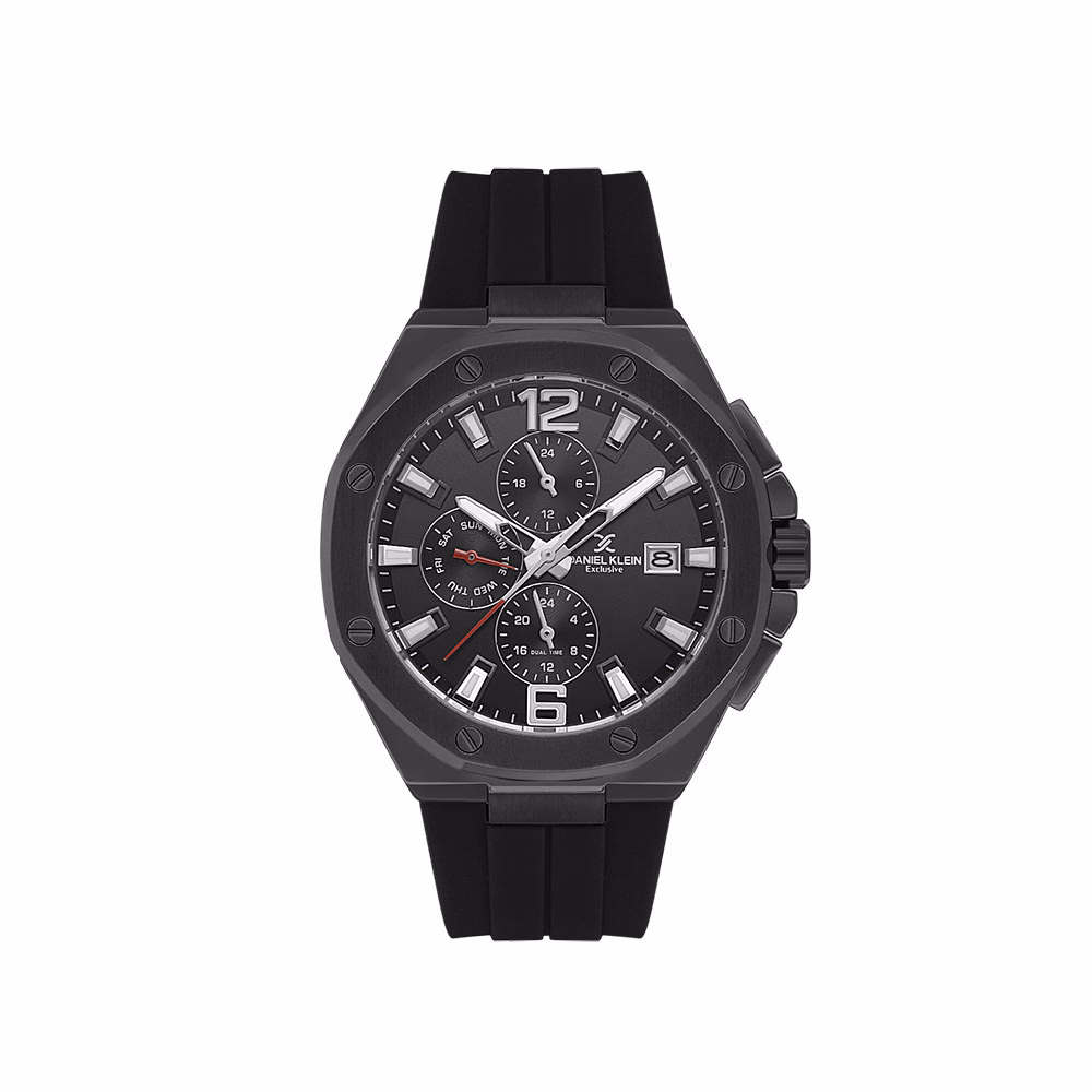 Daniel Klein Exclusive - Ceas Barbatesc Quartz Negru DK.1.14092.1