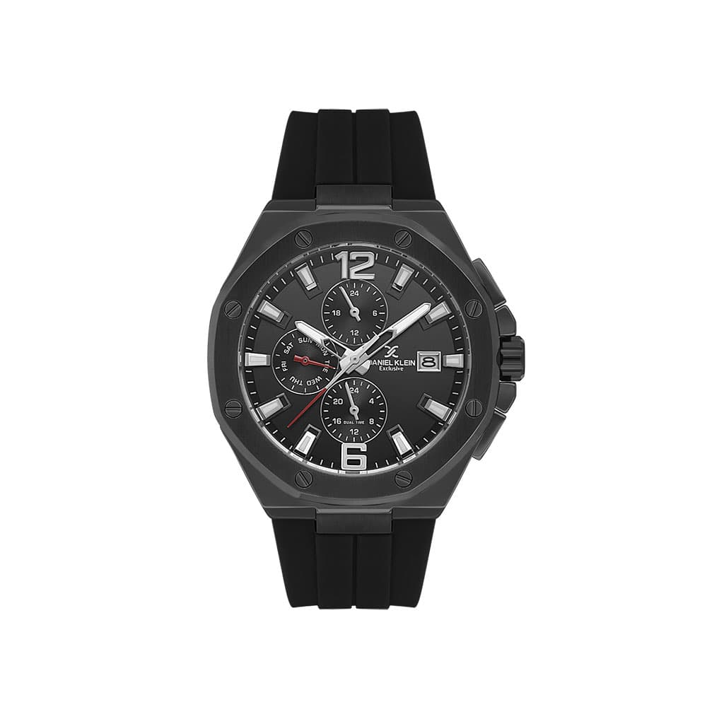 Daniel Klein Exclusive - Ceas Barbatesc Quartz Negru DK.1.14092.1