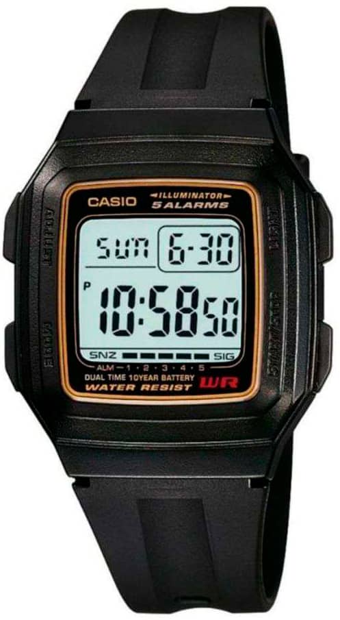 Мъжки дигитален часовник Casio - Casio Collection - F-201WA-9ADF