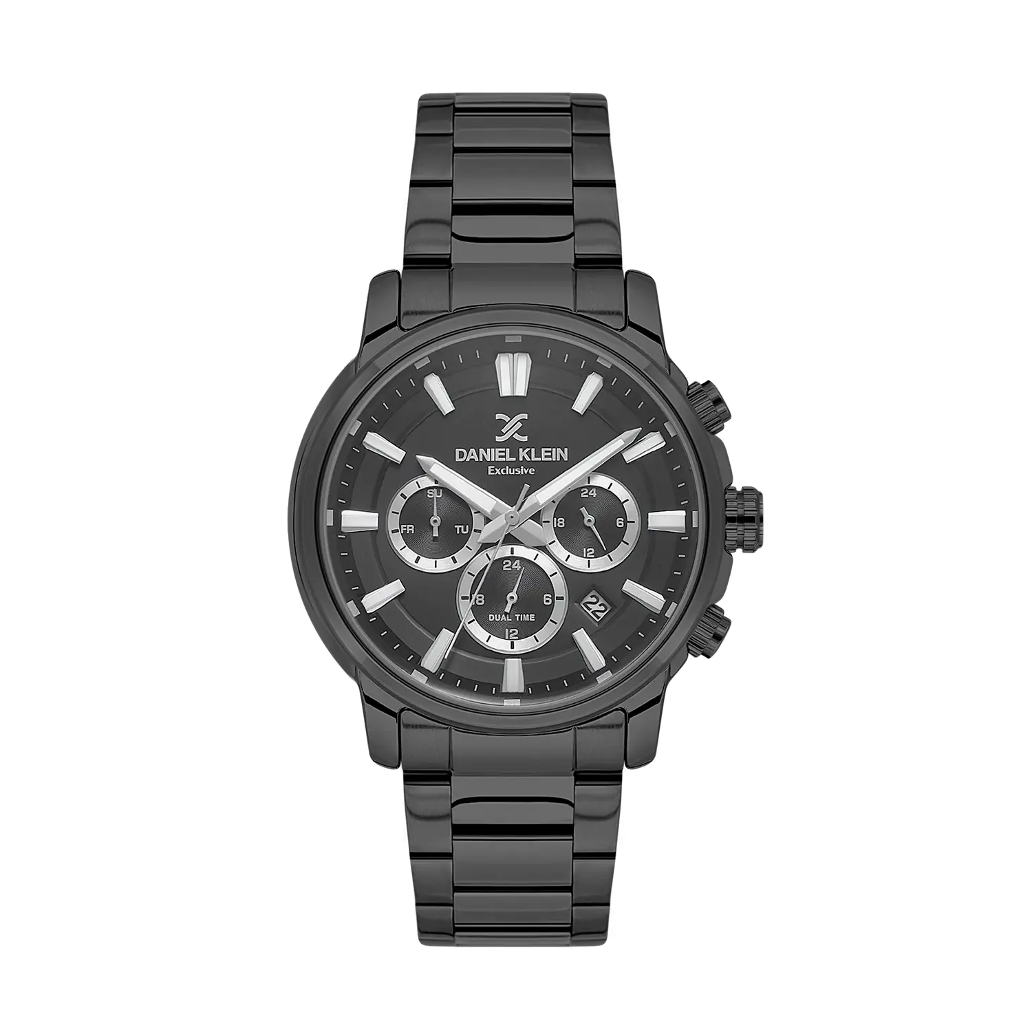 Ceas barbatesc quartz negru Daniel Klein Exclusive DK.6.14442-5