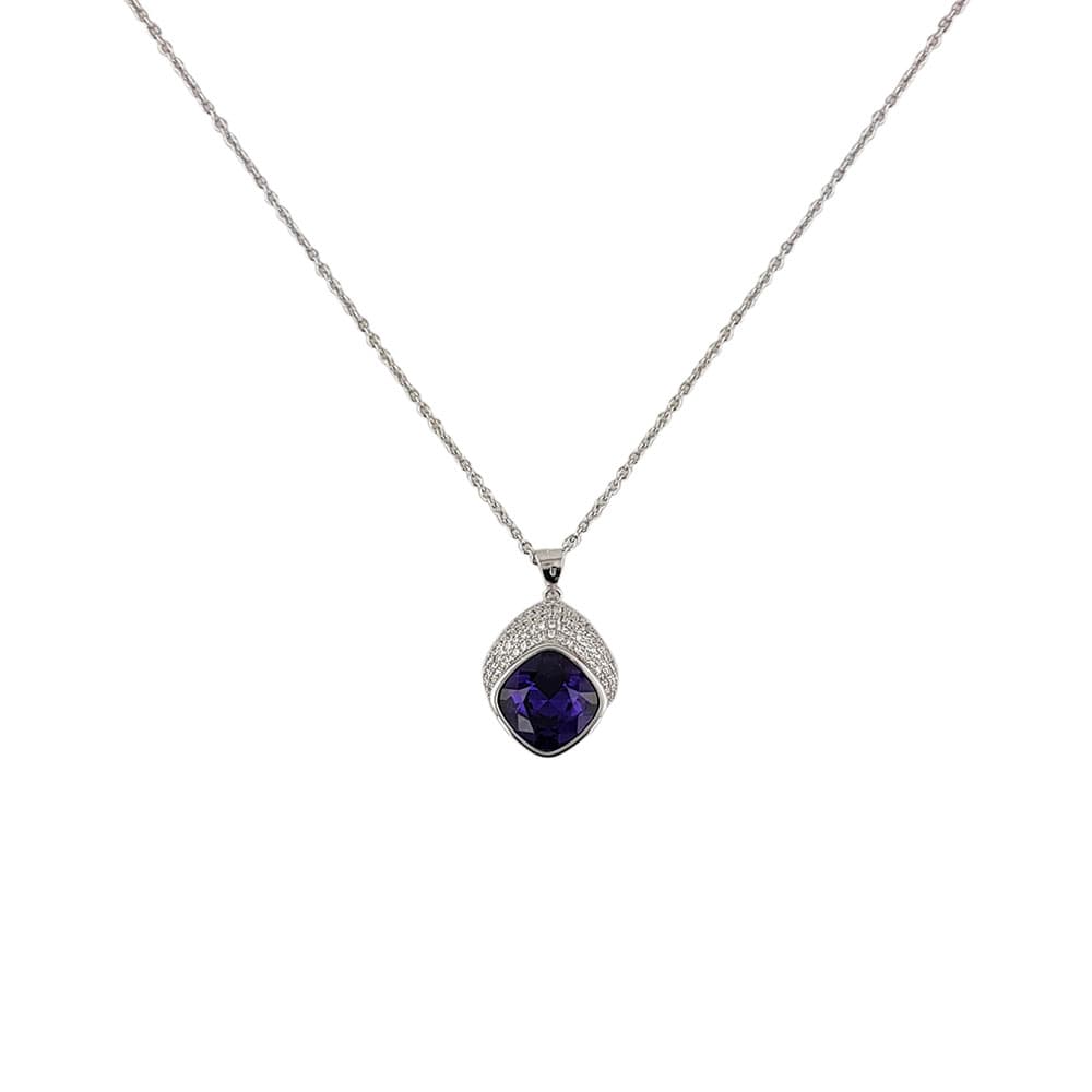 Lant argint elegant crystal mov Thia