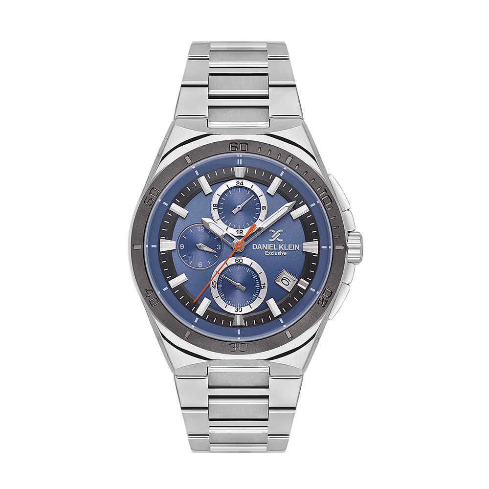 Daniel Klein Exclusive - Ceas Barbatesc Quartz Argintiu DK.1.13838.2