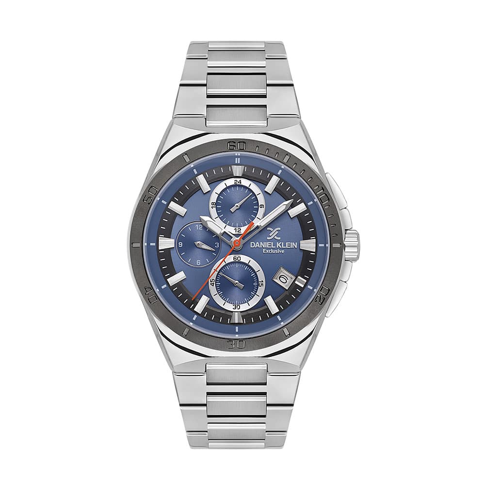 Daniel Klein Exclusive - Ceas Barbatesc Quartz Argintiu DK.1.13838.2