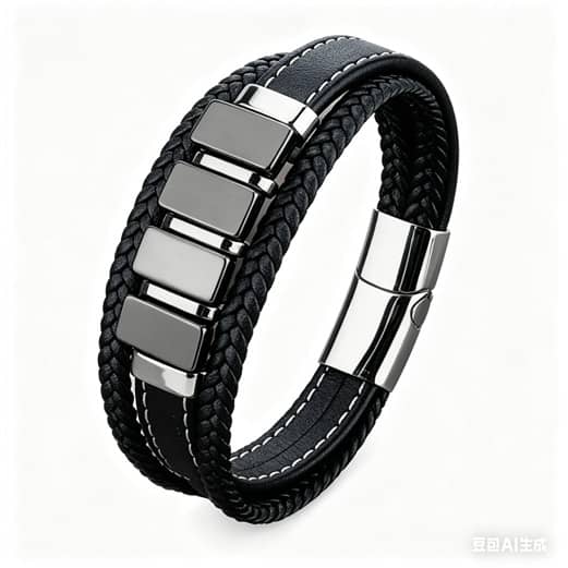 Bratara Inox Neagra Thia Jewelry S. Steel Barbati