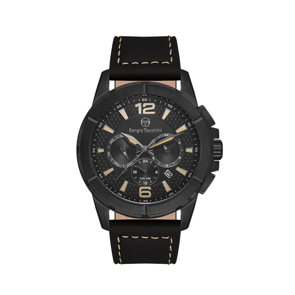 Sergio Tacchini Archivio - Ceas Barbatesc Quartz Negru ST.1.10402.4
