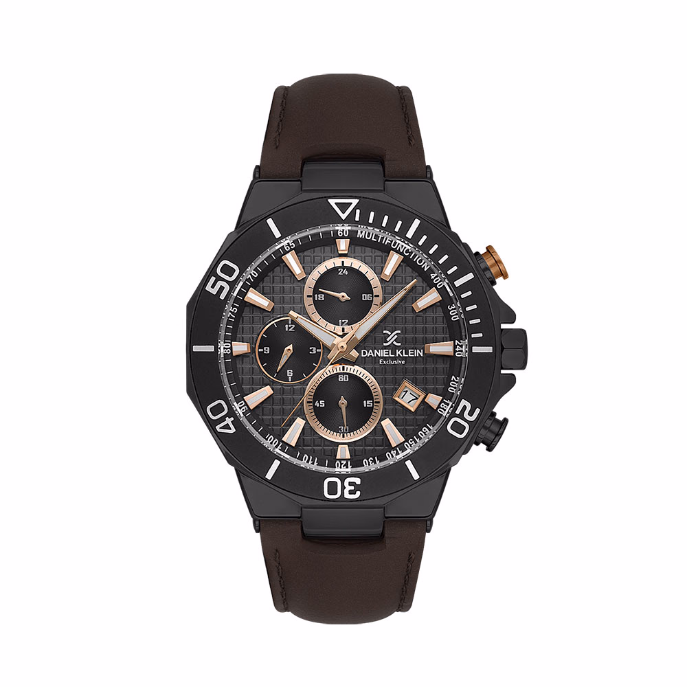 Daniel Klein Exclusive - Ceas Barbatesc Quartz Cafeniu DK.1.13841.5
