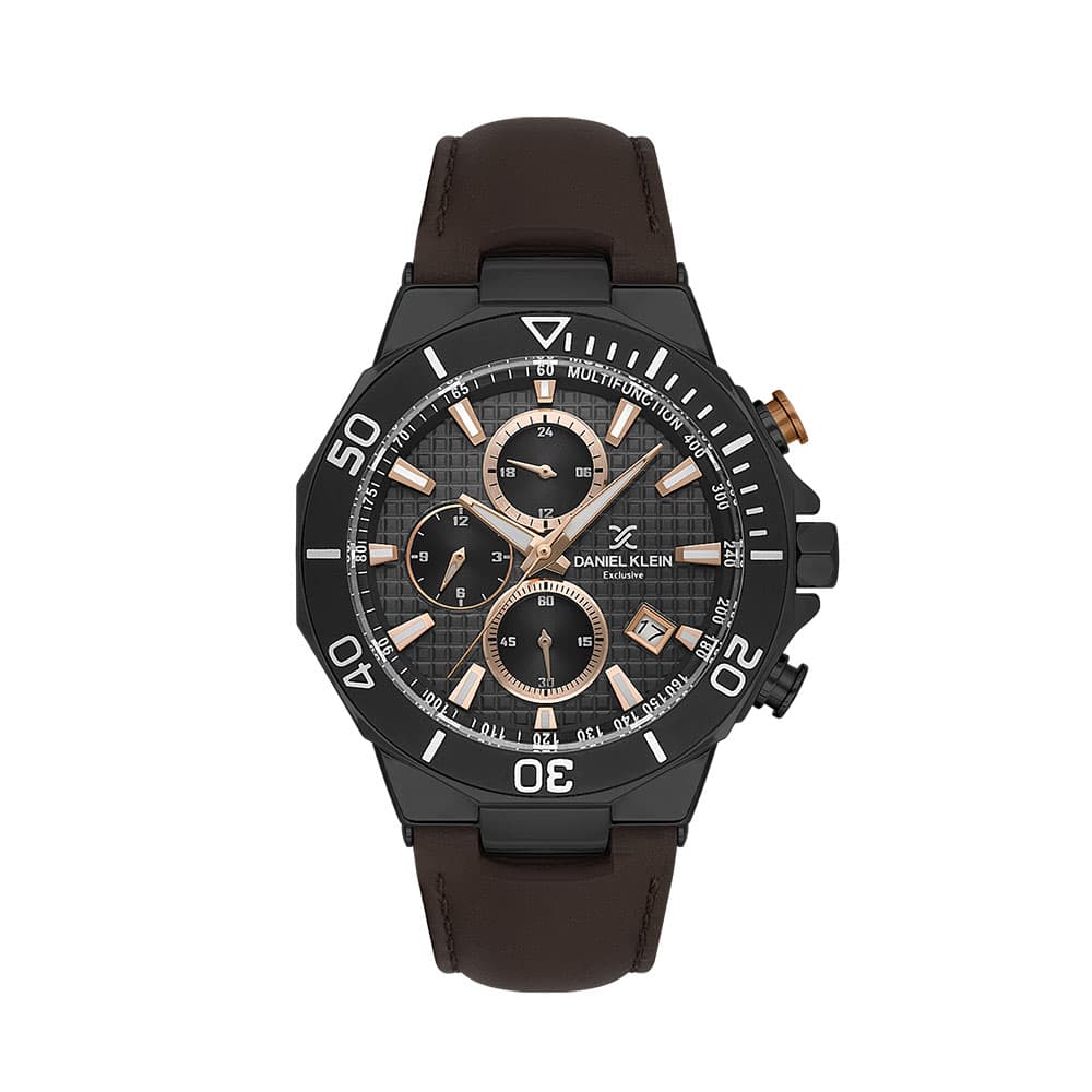 Daniel Klein Exclusive - Ceas Barbatesc Quartz Cafeniu DK.1.13841.5