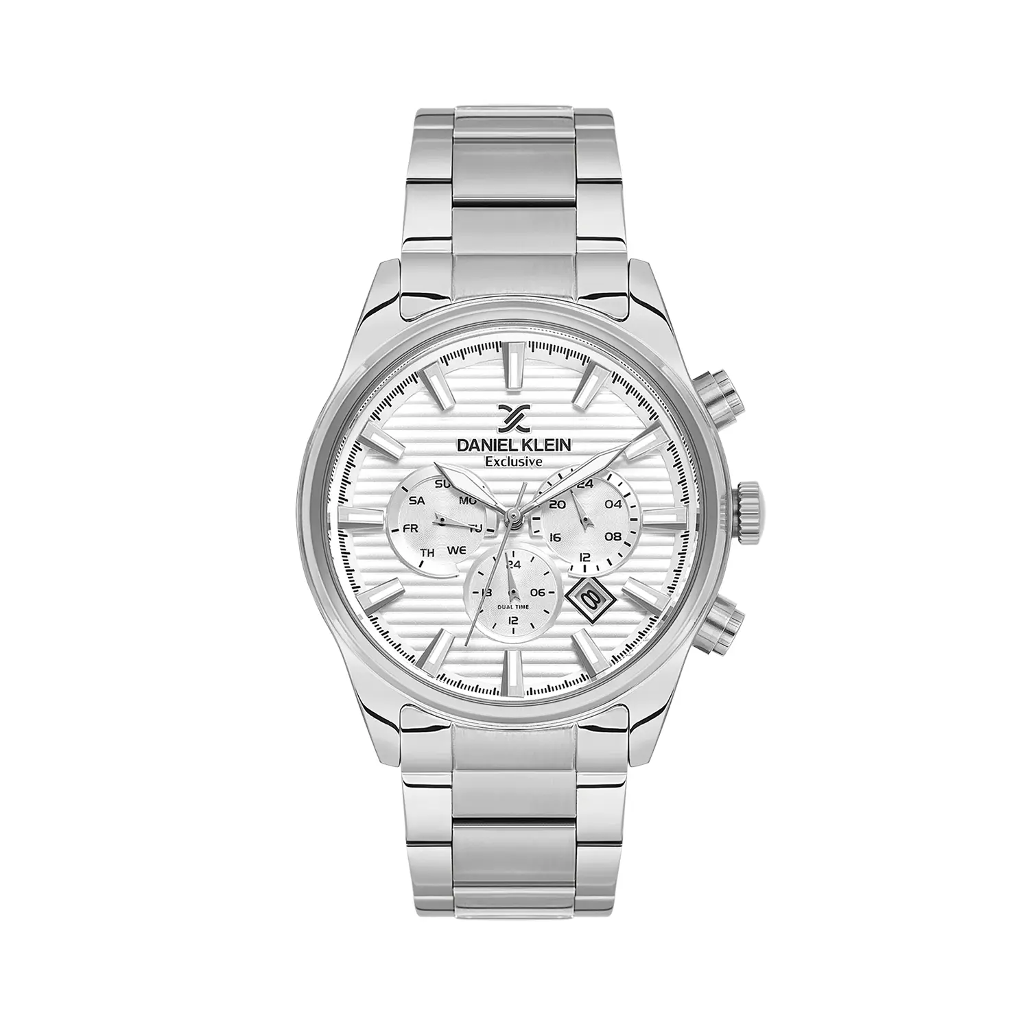 Daniel Klein Exclusive - Ceas Barbatesc Quartz Argintiu DK.6.14443-1