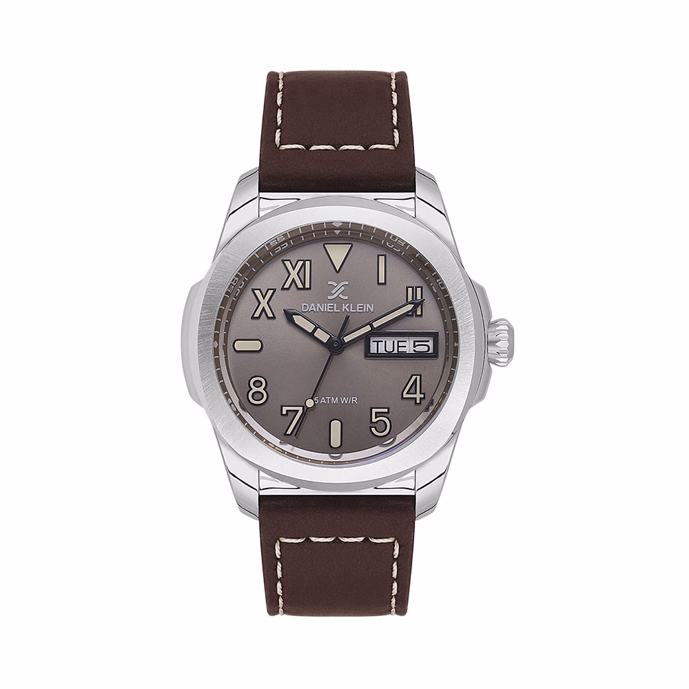 Daniel Klein Premium - Ceas Barbatesc Quartz Cafeniu DK.1.14078.1