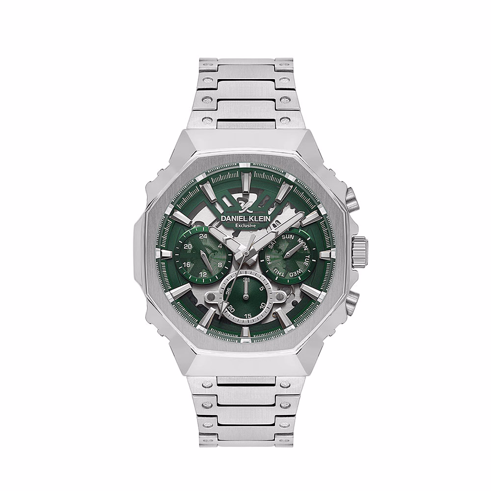 Daniel Klein Exclusive - Ceas Barbatesc Quartz Argintiu DK.1.14000.3