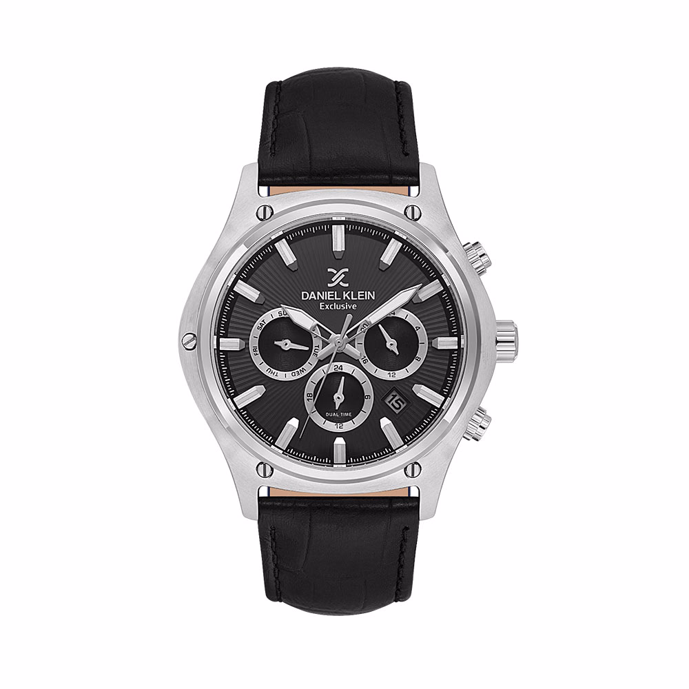 Daniel Klein Exclusive - Ceas Barbatesc Quartz Negru DK.1.14056.1