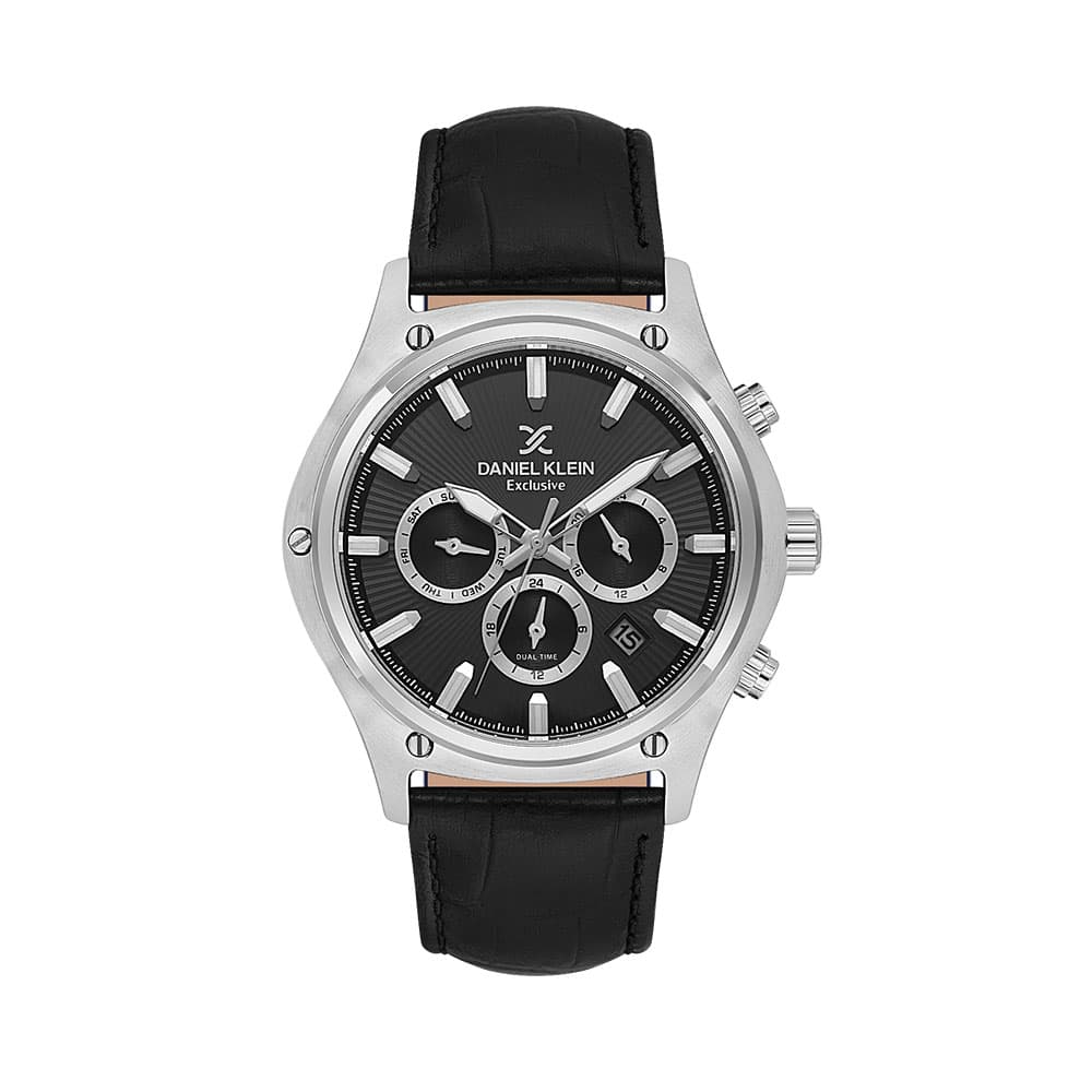 Daniel Klein Exclusive - Ceas Barbatesc Quartz Negru DK.1.14056.1
