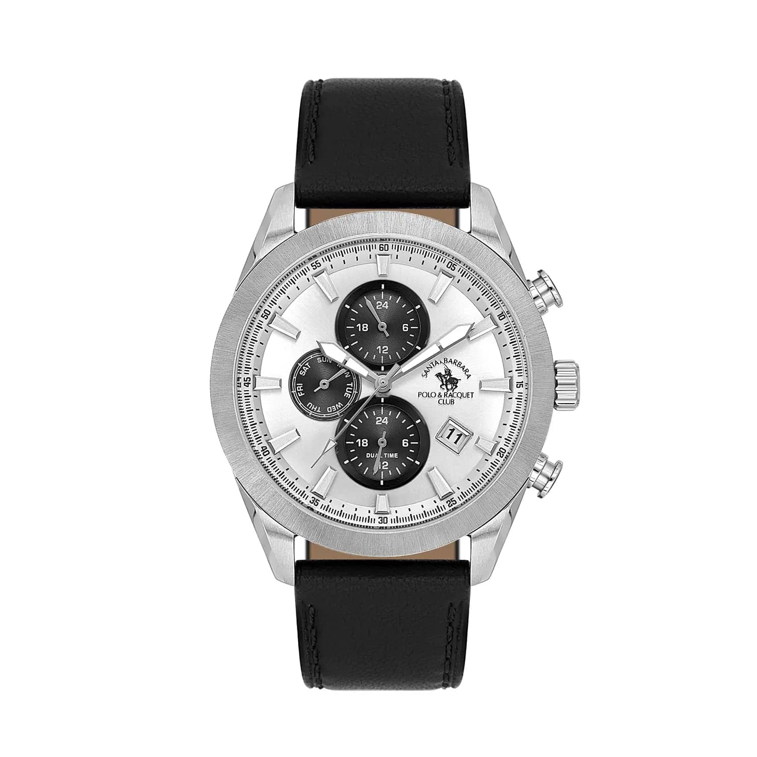 Santa Barbara Polo Legend - Ceas Barbatesc Quartz Negru SB.1.10701-6