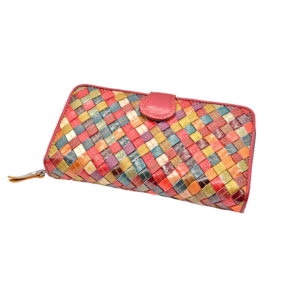 Portofel piele Briciole multicolor