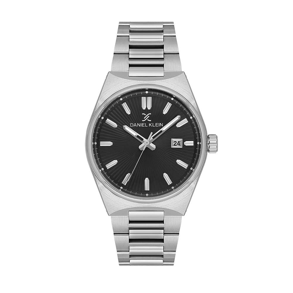 Daniel Klein Premium - Ceas Barbatesc Quartz Argintiu DK.1.14140.2