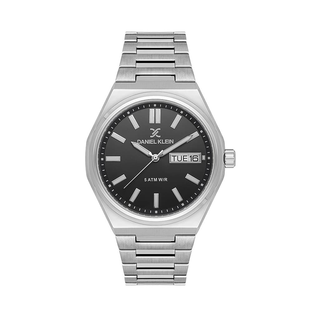 Daniel Klein Premium - Ceas Barbatesc Quartz Argintiu DK.1.14150.2