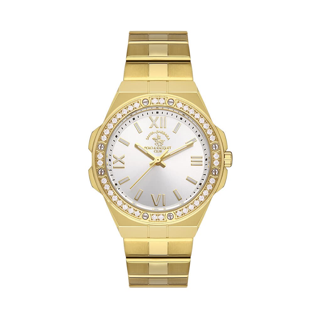 Santa Barbara Polo Luxury - Ceas Dama Quartz Auriu SB.1.10492.2