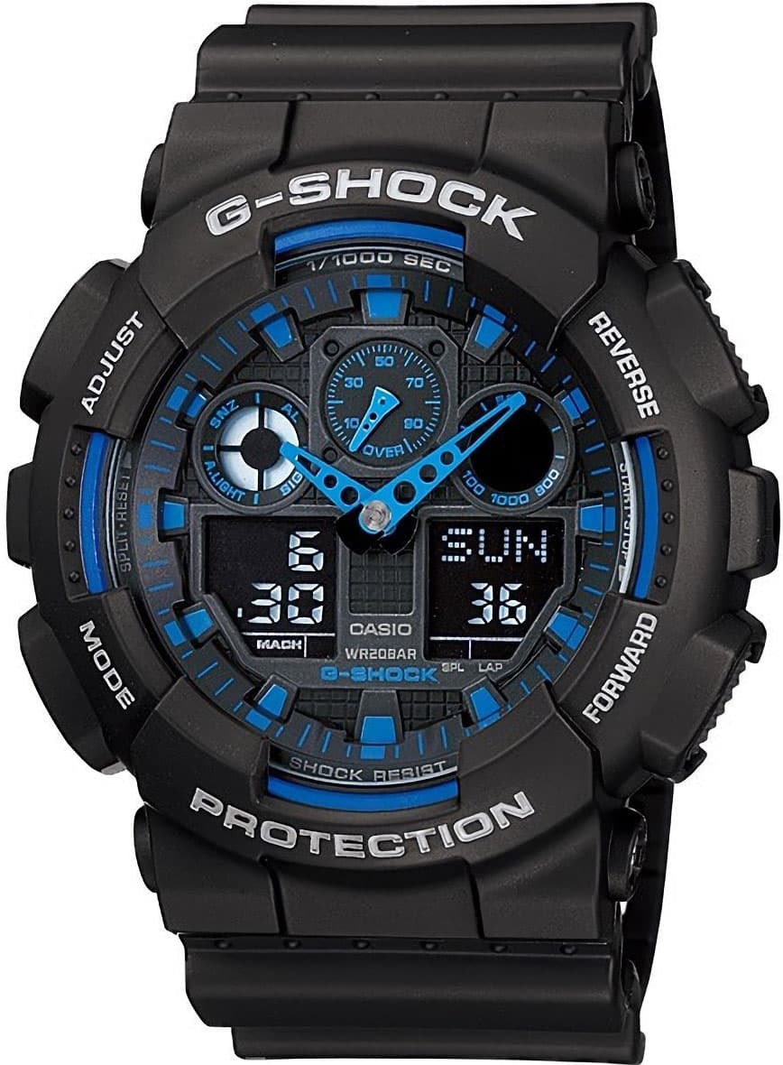 Мъжки часовник CASIO G-SHOCK - GA-100-1A2ER