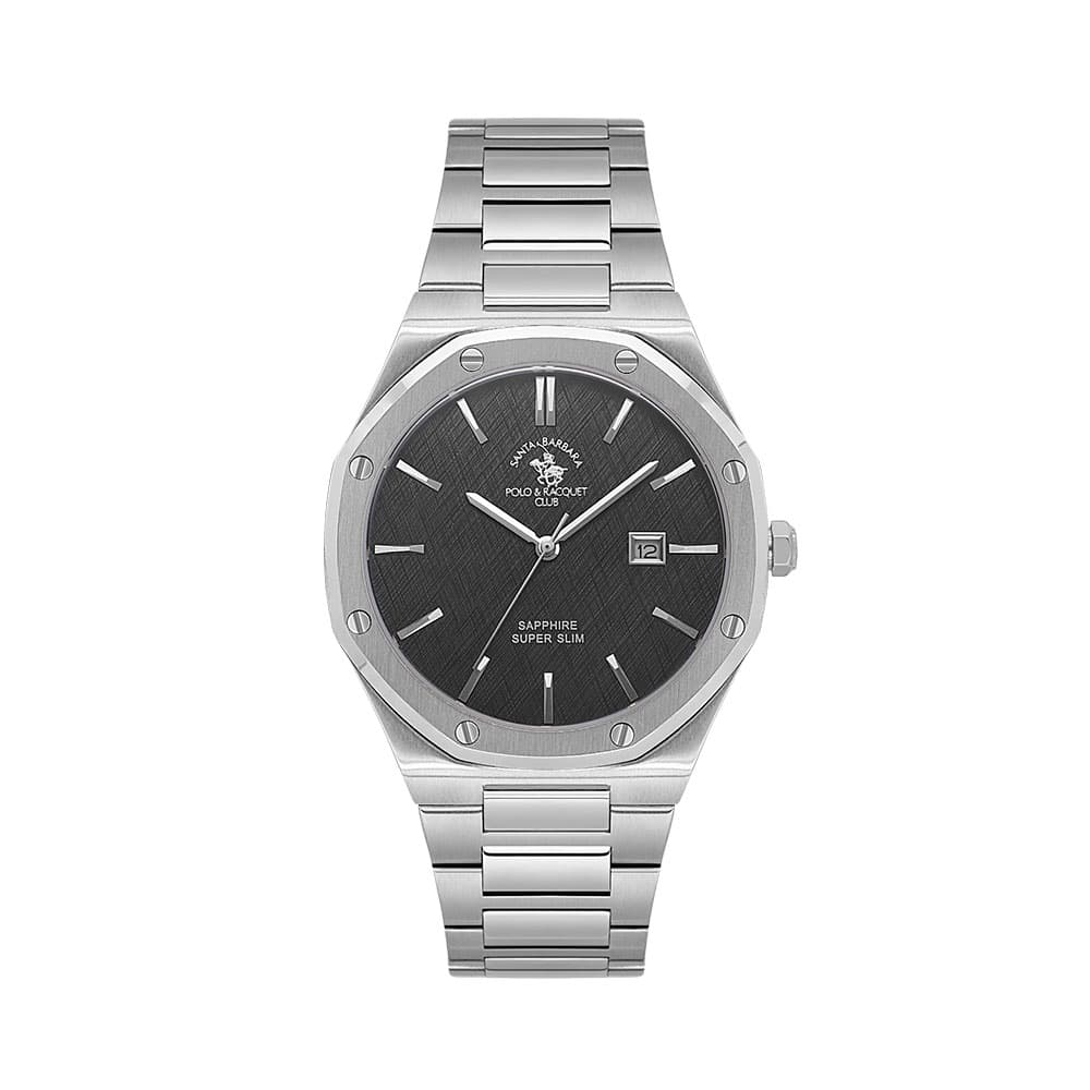 Santa Barbara Polo Noble - Ceas Barbatesc Quartz Argintiu SB.1.10673.2