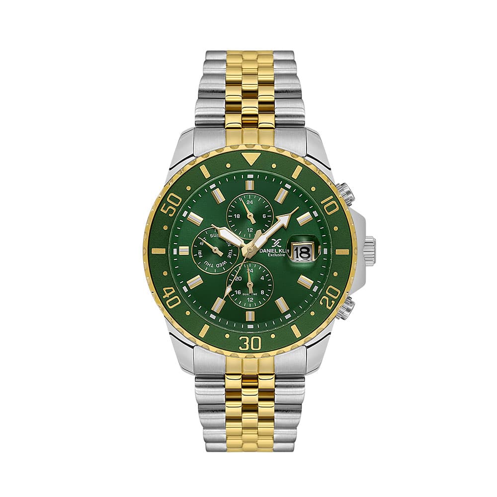 Daniel Klein Exclusive - Ceas Barbatesc Quartz Auriu DK.1.14243-4