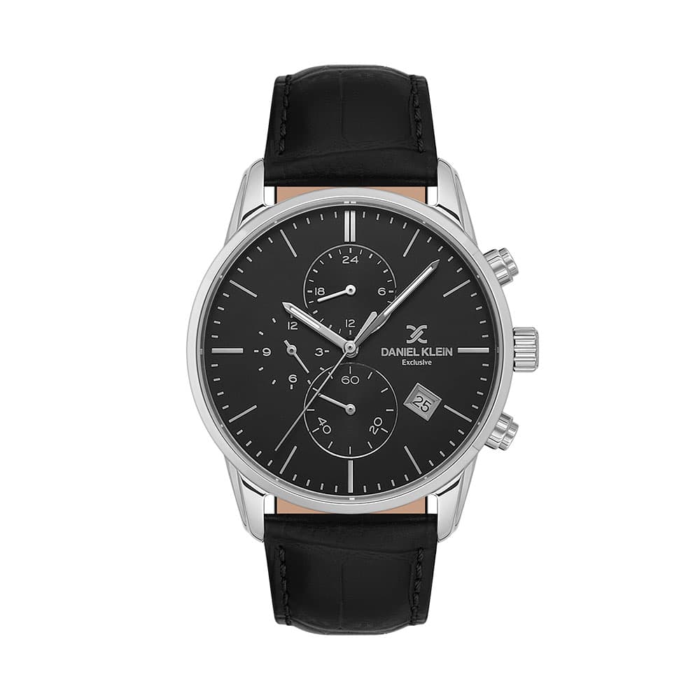 Daniel Klein Exclusive - Ceas Barbatesc Quartz Negru DK.1.13834.1